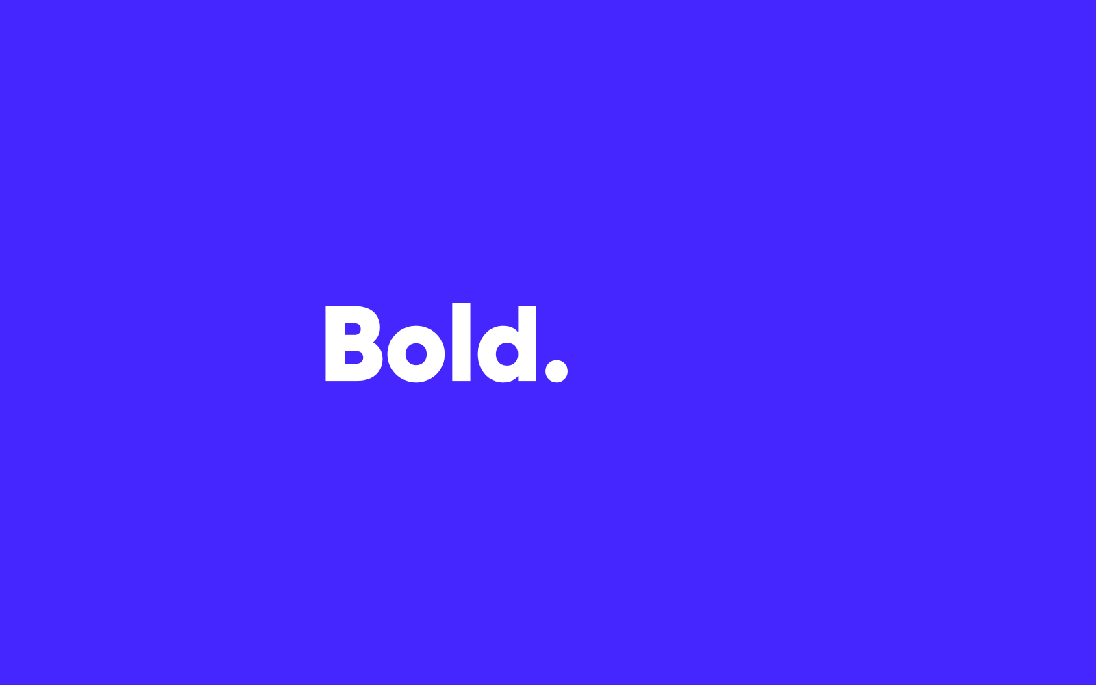 Blue bold graphic